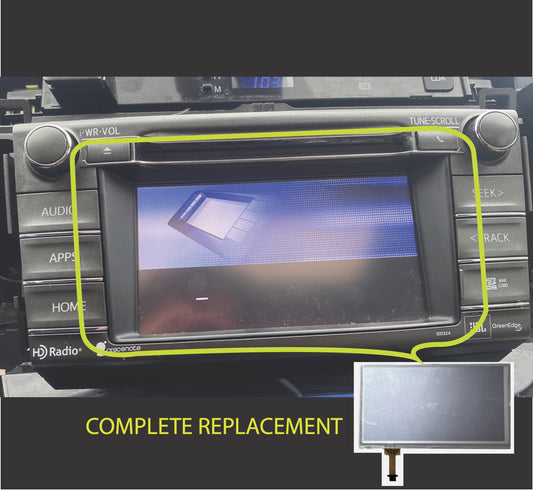 2014-2017 TOYOTA RAV4 6.1 APPS Touchscreen and LCD FULL replacement