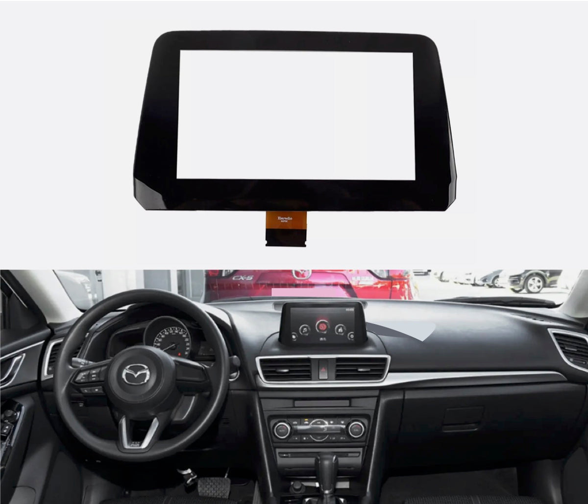 2017-2018 Mazda 3 Touch overlay replacement